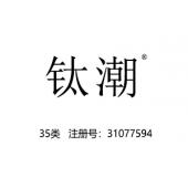 钛潮,35类商标,广告,商业管理,替他人推销,药品零售或批发,商业管理加盟,药店,水果超市